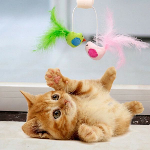 

мода мульти pet cat котенок toyslovely птицы тизер палочка перо стержень кошки играют