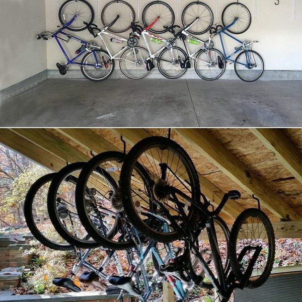 

велосипед] крючки 8pcs хранения крючки для вело высокой емкости hook крепление с 8 болты пластиковые настенные потолочный кронштейн для хра