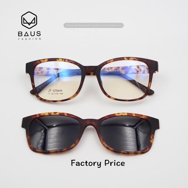 

pk 72 ultem memorysunglasses magnetic clip on sunglasses optical frames with magnetic sunglasses polaroid round eyeglasses, White;black