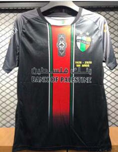 

2020 2021 палестина майо-де-футовый дом вдали рубашки survetement футбола палестинской cd palestino футбол мужчины рубашка, Black;blue