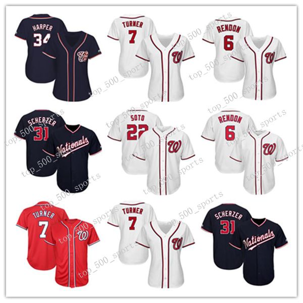 

washington custom nationals womens youth kid jersey anthony rendon max scherzer juan soto trea turner ryan zimmerman baseball jerseys, Blue;black