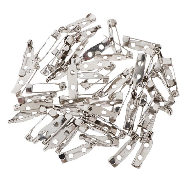 

100/120 pcs brooch pins iron safety pins brooch pin for brooches pin badge diy name tag, Gray