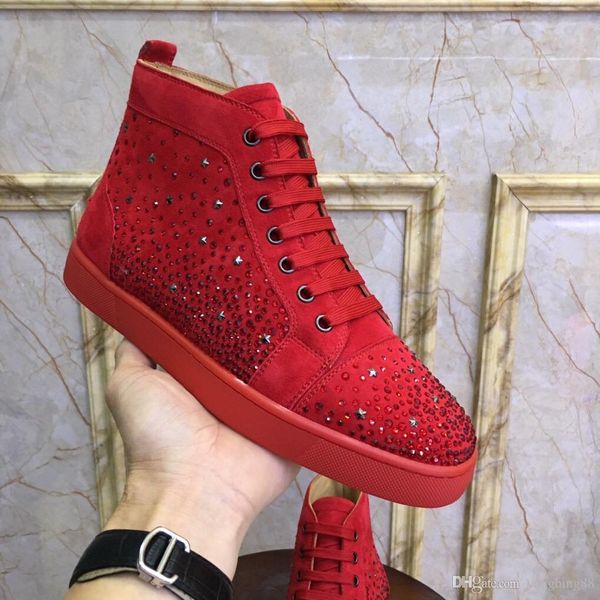 

Chri tian men de igner hoe junior pike flat multicolored red bottom hoe red ole woman men hoe dolce vetement