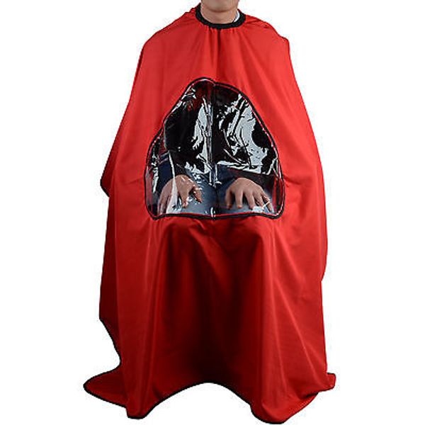 

soft good quality cutting salon hairdressing dress cape hairdressing hair fabric waterproof transparent patch apron