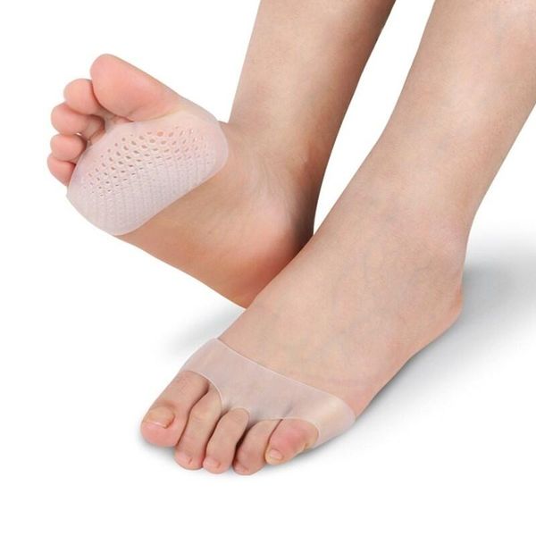 Женщины Силиконовые Гелевые Стельки Передняя Лапка Pad Высокий Каблук шок Поглощение Анти-Скользкие Ноги Боль Здравоохранения Стелька для обуви LX7676