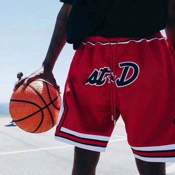 

20ss баскетбол шорты high street кулиской pant эластичный пояс открытый фитнес спорт короткие штаны повседневный дышащие шорты hfymkz192, Black