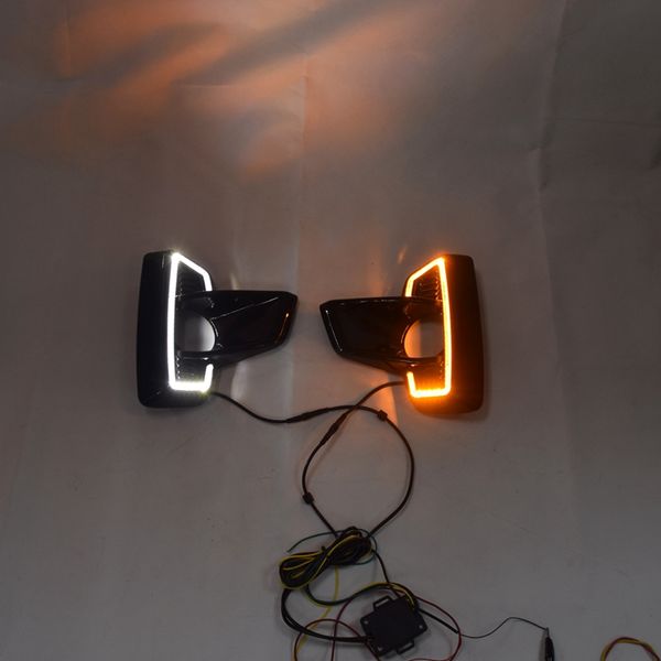 

led drl daytime running light fog lamp 12v car running lights for hilux revo rocco