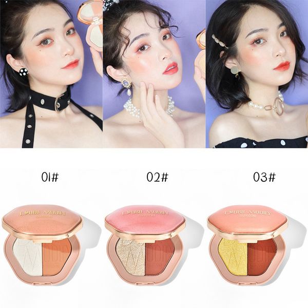 

double-tone eyeshadow palette long-lasting waterproof smudge-proof matte shimmer eye shadow maquiagem new new