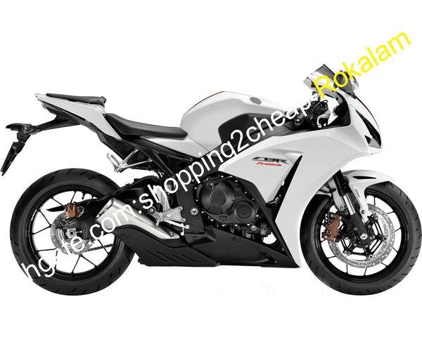 Feeding for Honda CBR1000RR Fireblade CBR1000 1000RR 2012 2013 2015 2015 2016 Kit de Aftermarket Branco Motocicleta Preto (moldagem por injeção)