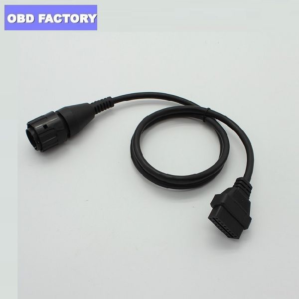 

for icom d cable icom-d motorcycles motobikes 10 pin adaptor 10pin to 16pin obd2 obdii diagnostic cable i-com a2 tool cables