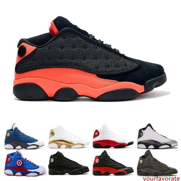 

13 13s cap and gown mens women basketball shoes atmosphere grey terracotta blush black phantom chicago sports sneakers designer trainers
