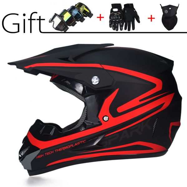 

racing motocross motorcycle helmet dot casque moto capacete moto casco off-road full face vintage motocross helmet women 3 gifts