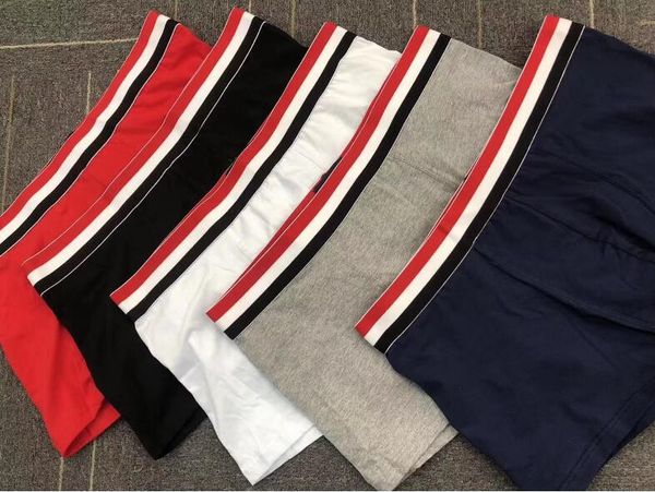 

fashion designer boxers brand mens underwear medusa printed male luxury boxer underpants waistband 6 color available cm01, Black;white