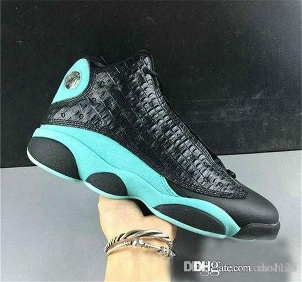 

13 jumpman 13s island green basketball shoes hyper royal pure money bordeaux flints cap gown bred sport sneakers shoes