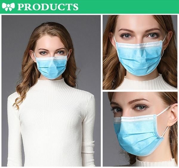 

50шт оптовые продажи одноразовая маска 3 слоя earloop пыли рот маски крышка 3ply нетканые антипылевые маски мягкие дышащие защитные маски дл