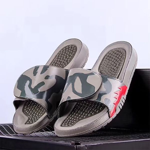 

fashion designer slides men flip flops basketball slippers adjustable shoes women sandals party beach sandals with box big sz us 13, Black
