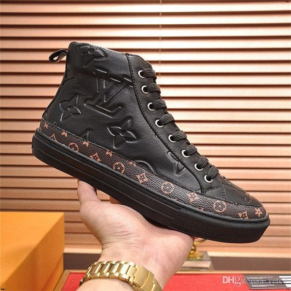 

18ff autumn new high fashion men casual shoes comfortable men shoes light breathable trends neakers for men mmmmj, Black