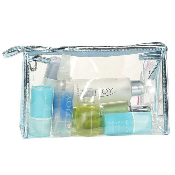 

wholesale- 2017 fashion women cosmetics bags clear makeup toiletry bag travel pouch travel organizer bolsa feminina