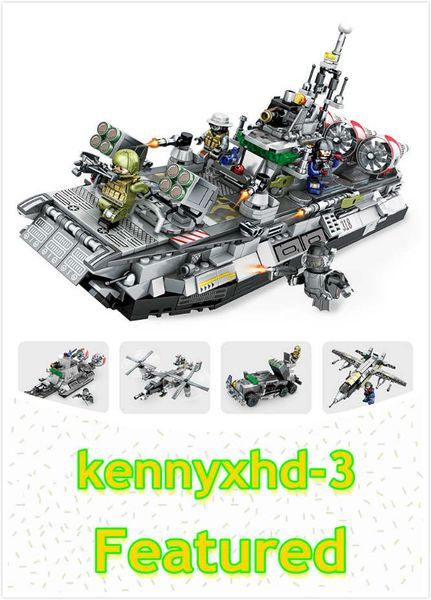 

angry sea team four in one bison hovercraft puzzle small particle building block toy