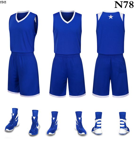 

2019 mens new blank edition basketball jerseys custom name custom number size s-xxxl green white black blue der45nq, Black;red