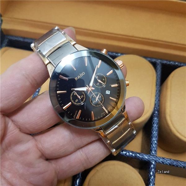 

radoity All dials work hot man date brand new quartz Chronograph drop shipping Mechanical High quality master men sports Men's Watches