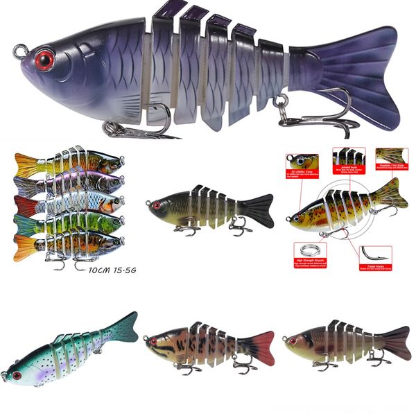 

wqgvb thickened luya box wooden shrimp 10 (10cm * 15.5g) double-sided box grid translucent fishing bait