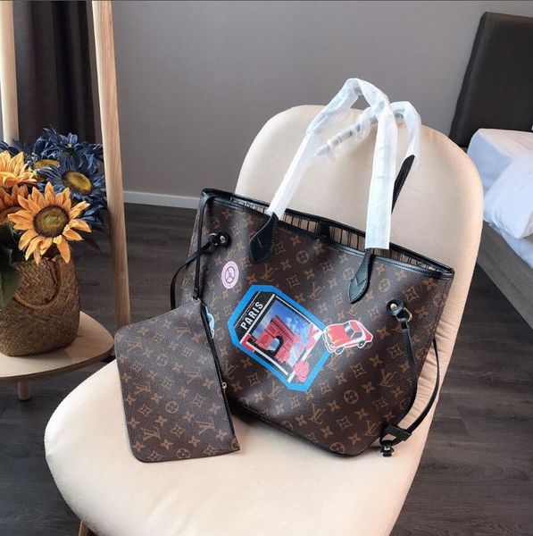 

2020 simple new designers handbag classic style real cow high leather luxury tote bag shoulder shopping bag--13
