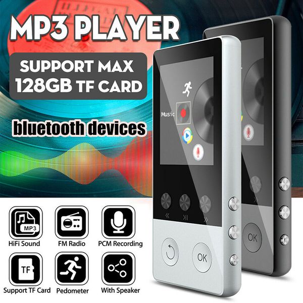 

portable bluetooth mp3/4 music player with fm hi-fi lossless support tf card jr deals