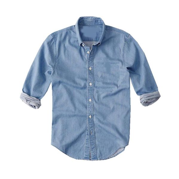 

man crocodile 100%cotton denim jeans shirts camisa masculina men long sleeve dress shirts social hombre chemises homme, White;black