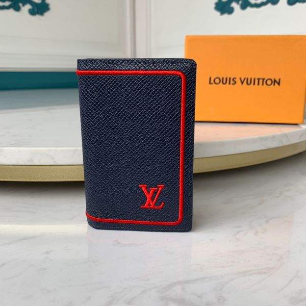 

wallet 098. 2020 classic style fashion style wallet various color choices storage credit card and money men wallet freight + box, Red;black