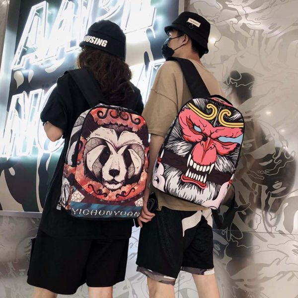 

new casual fashion waterproof high capacity oxford cartoon lapbag for boy girl schoolbag backpack