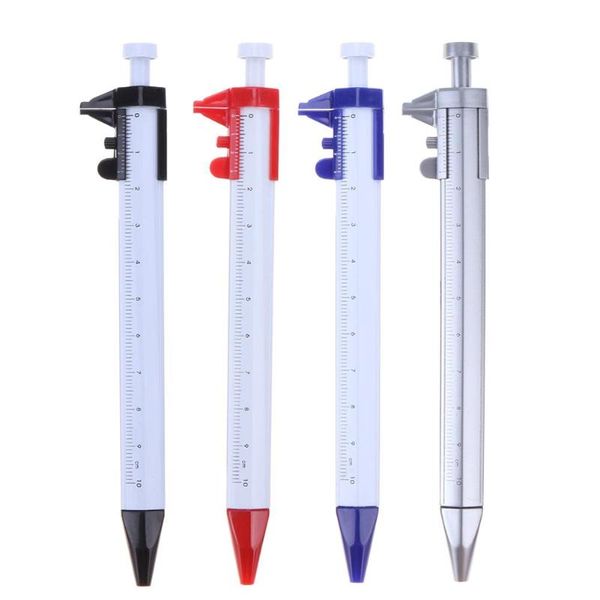 

scale ballpoint pen screwdriver caliper level pen stationery supplies, Blue;orange