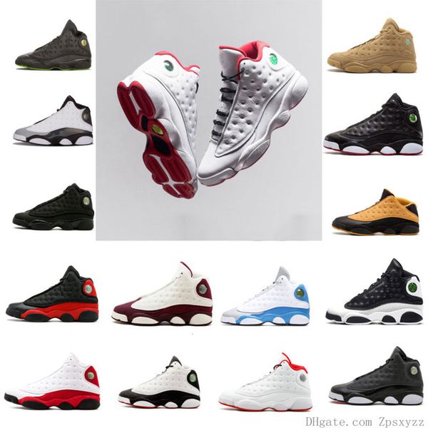 

13 13s мужские ботинки баскетбола 3м gs hyper royal италия синий бордо кремни чикаго бред dmp пшеница olive ivory black cat мужчины спорт кр