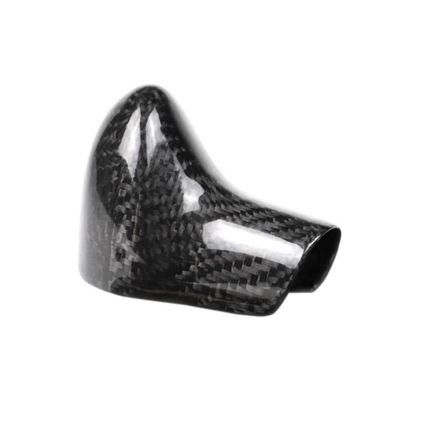 

car styling carbon fiber car gear shift knob cover for a4 a5 a6 c7 a7 q5 q7 nj88