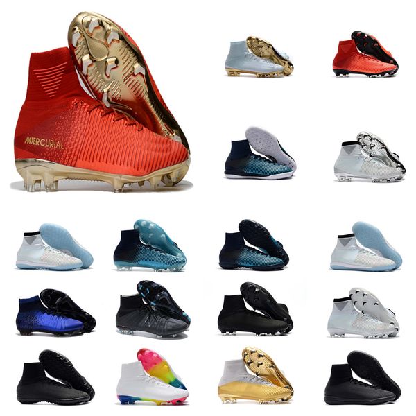 

original classic style mercurial superfly v tf/ic fg football boots outdoor mens fg soccer shoes designer fg soccer cleats