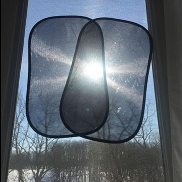 

2 шт. новый статическая пленка сетки боковое окно автомобиля зонт оттенки изоляции автомобиля шторы уф-зонт пелерина окна щит