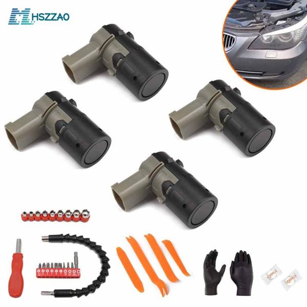 

4 pcs reversing radar sensor electric eye detector pdc sensor for 525i 530i 540i m5 x5 z4 mini cooper removal tool car