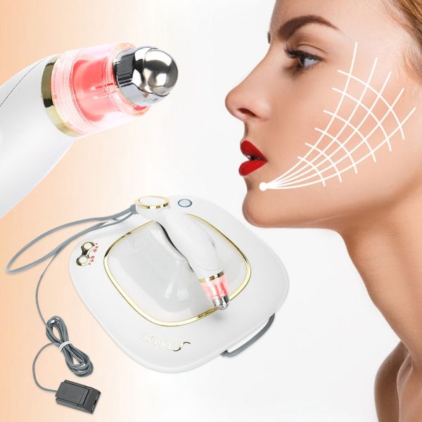 

skin tightening beauty machine face lifting rf facial rejuvenation wrinkle removal skin beauty instrument eye care massager, Black;white