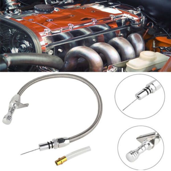 

stainless flexible dipstick for gm th400 turbo transmission sbc bbc400 chevy