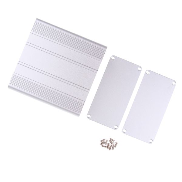 

100x100x50mm aluminum instrument box pcb enclosure diy electronic case