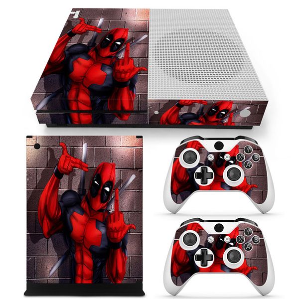 

Fanstore Skin Sticker Виниловая наклейка Защитная пленка для консоли Xbox One S и 2 пульта диста