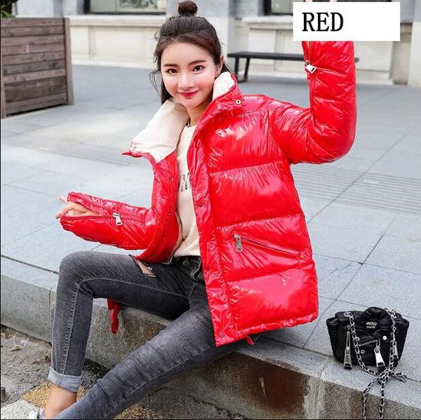 

womens designer down coat parkas 6 style color bright surface outerwear womens fashion hip hop casual parkas women clothing m- #iy, Black