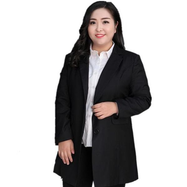 

office work plus size 9xl women black blazers and jackets suit work wear blazer formal female roupas feminina dj762, White;black