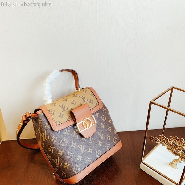 

2020 new fashionable woman high-capacity backpack travel bags soft leather