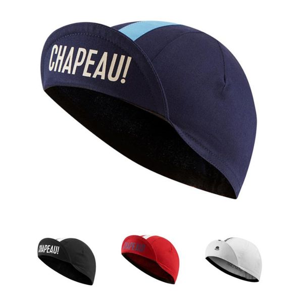 

2020 pro simple design cycling caps women men lightweight polyester bike headwear gorra ciclismo road bicycles wear racestars, Black
