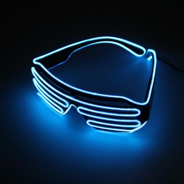 

2020 plastic led glasses light up shades flashing rave wedding party indoor & outdoor night shows & activities christmas decors, White;black