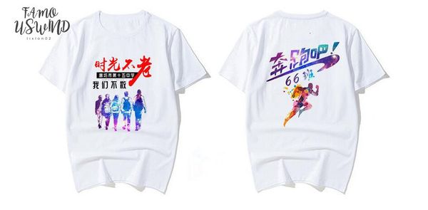 

printed round neck short sleeved womens new korean version of the wild loose thin student t shirt drop shipping, White