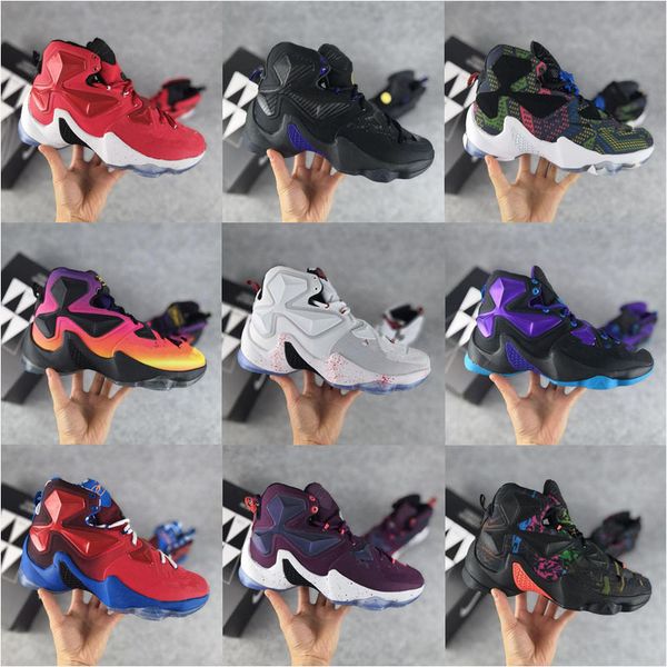 

new lebron 13 xiii mens basketball shoes sports shoes james 13 for men lbj 13s trainers sneakers, Black