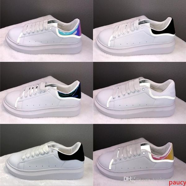 

2020 черный белый светоотражающие платформы casual дизайнерская обувь golden red navy змеиной кожи мужчины женщины дизайнерская тапок де cha