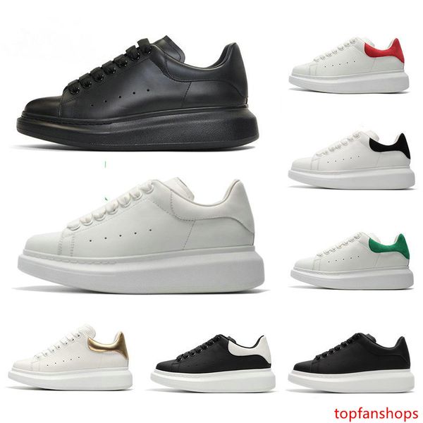 

2020 black white red luxury fashion designer women casual shoes gold low cut leather brand flat designers men womens sports sneakers